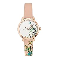 Ted Baker Fleure Ladies Pink Leather Strap with Prints Watch (Model: BKPFLS4019I)