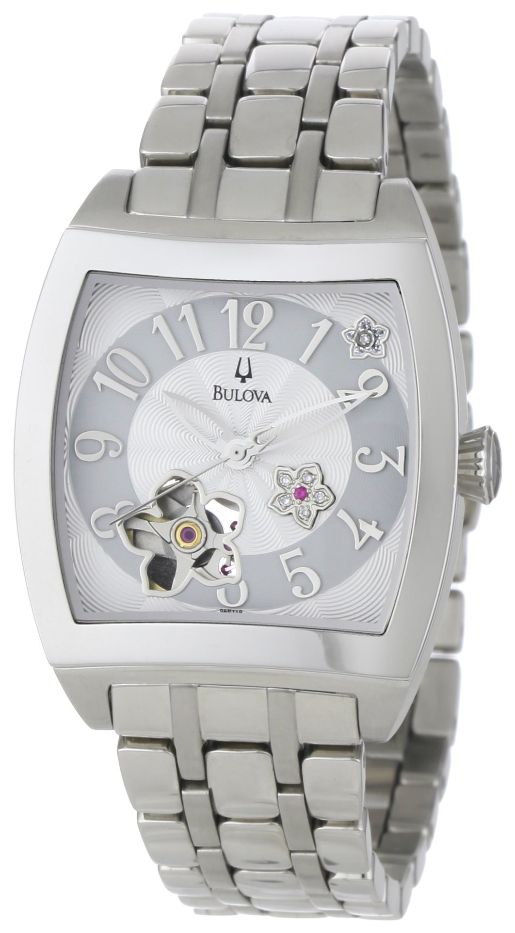 Bulova Women's 96P119 BVA Series Floral Aperture Dial Watch