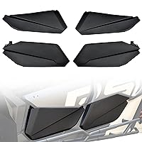 SAUTVS Lower Doors Kit for Can-Am X3 Max, Lower Door Inserts Panels with Built-in Metal Frame for Can Am Maverick X3 Max RS DS 2017-2024 Accessories (4 Doors, Front & Rear)