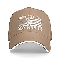 Dont let Old Man in Hat for Women Baseball Cap with Design Hats