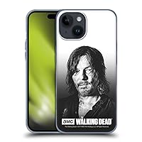 Head Case Designs Officially Licensed AMC The Walking Dead Daryl Filtered Portraits Soft Gel Case Compatible with Apple iPhone 15