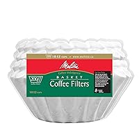 Melitta Basket Coffee Filters, White for 8-12 Cup , 200 ct