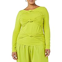 TEREA Women's Primrose Knotted Front Top