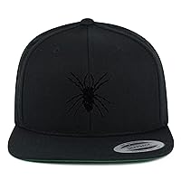 Tarantula Spider Embroidered Yupoong Flat Bill 6 Panel Snapback Hat Insect