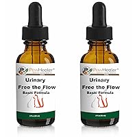 Bladder Stones/Crystals: Urinary Free The Flow: Basic Formula - Herbal Liquid Herbs for Cats - 2 fl oz (59 ml) - Buy More Save More (2 Bottles)