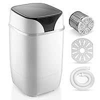 PUCWM200 Portable Machine Full-Automatic Compact Washer with Washing Programs Ideal for RV, Dorm, Apartment (White)