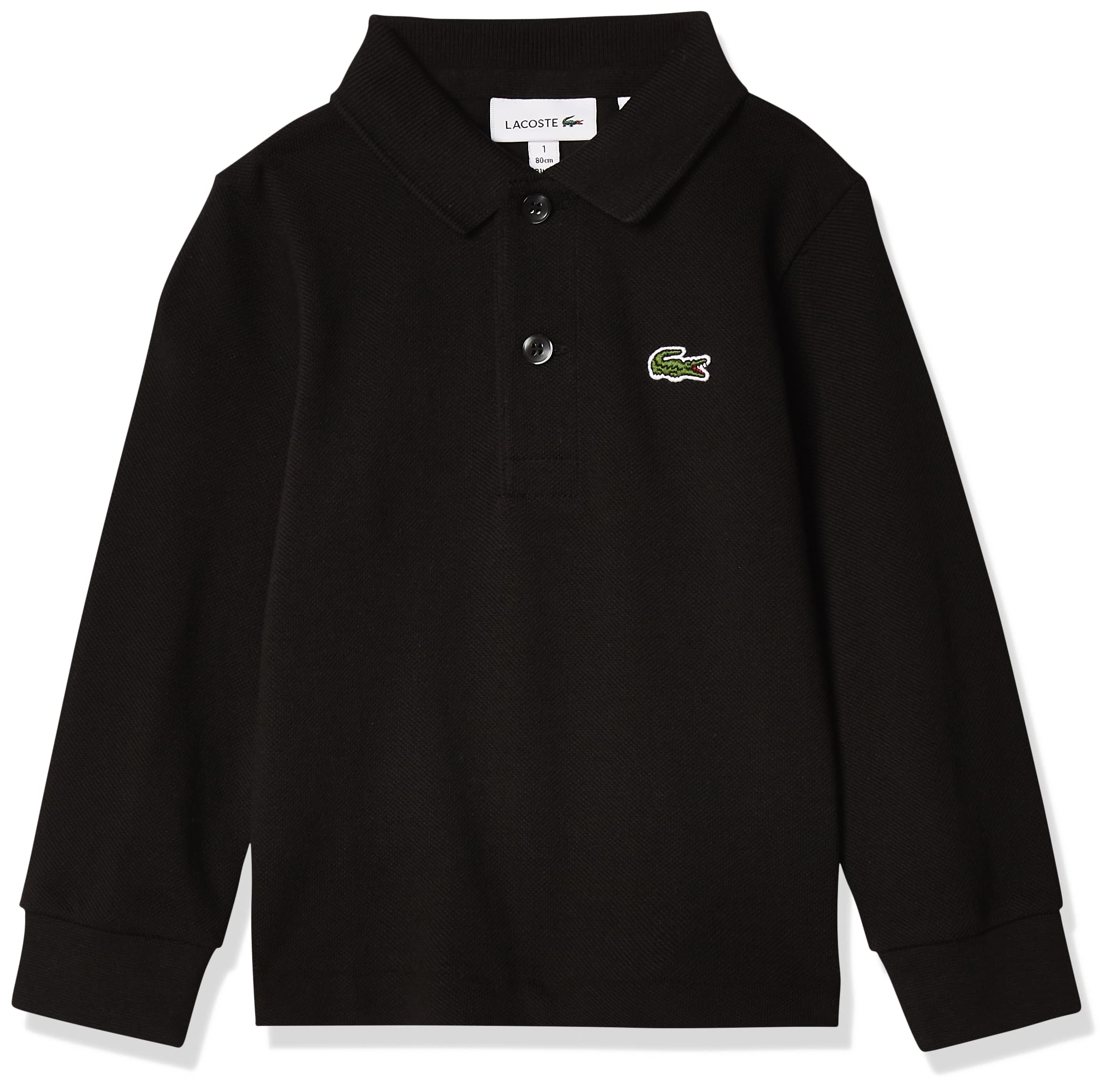 Lacoste Boys' Big Long Sleeve Classic Solid Pique Polo