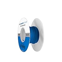 Jonard Tools R30B-0100 Blue Insulated Kynar Copper Wire Roll, 30 AWG, 100 ft Length
