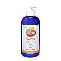 All Natural Hydrate Ocean Breeze Sea Plant Hand and Body Lotion for Women and Men, Essential Oil Scent, 16 Fl Oz, Non Comedogenic, Vegan Moisturizer for Dry and Sensitive Skin, No Parabens