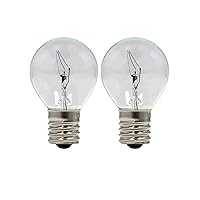 Lava 5025-6 the Original Lamp 25-Watt Replacement Bulb, Incandescent, White, 2 Count (Pack of 1) (Package May Vary)