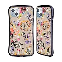 Head Case Designs Officially Licensed Ninola Beige Wild Grasses Hybrid Case Compatible with Apple iPhone 14 Plus