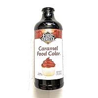 16oz Caramel Food Color by First Street Brand, One Bottle