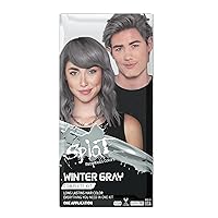 Complete Hair Dye Kit | Semi-Permanent | Long Lasting | Vegan and Cruelty-Free (Winter Gray)