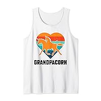 Mens grandpacorn grandpa unicorn Tank Top