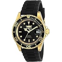 Invicta Men's Pro Diver Automatic Watch with Silicone Band, Black (Model 23681)