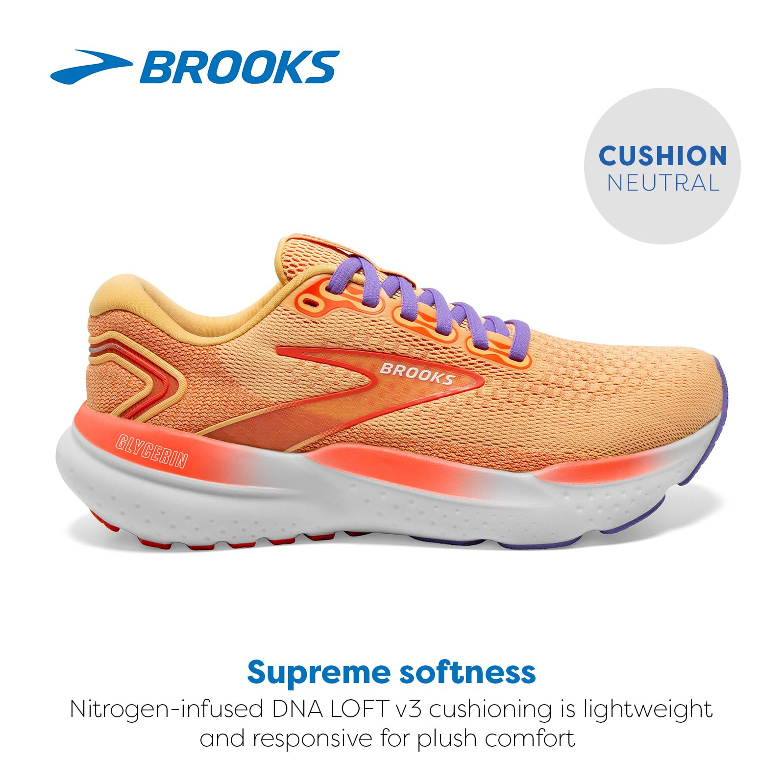Brooks Women’s Glycerin 21 Neutral Running Shoe
