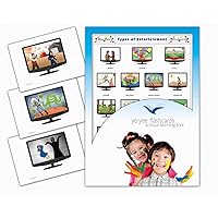 Yo-Yee Flash Cards - Television Channel Picture Cards for Language Development for Toddlers, Kids, Children and Adults - Including Teaching Activities and Game Ideas