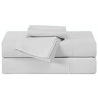 UGG 20929 Alahna Twin XL Bed Sheets and Pillowcases 3-Piece Set Sleep in Luxury Machine Washable Deep Pockets Wrinkle-Resistant Breathable Cozy Comfort Silky Cooling Sheets, Twin XL, Stone