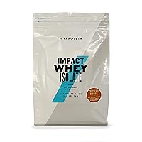 Myprotein Impact Whey Protein Isolate, 2.2 Lbs (30 Servings) Chocolate Brownie, 25g Protein & 6g BCAA Per Serving, Gluten-Free, Protein Shake for Muscle Strength & Recovery