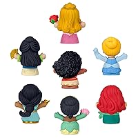 Little People Disney Princess Toys, Set of 7 Character Figures for Toddler and Preschool Pretend Play