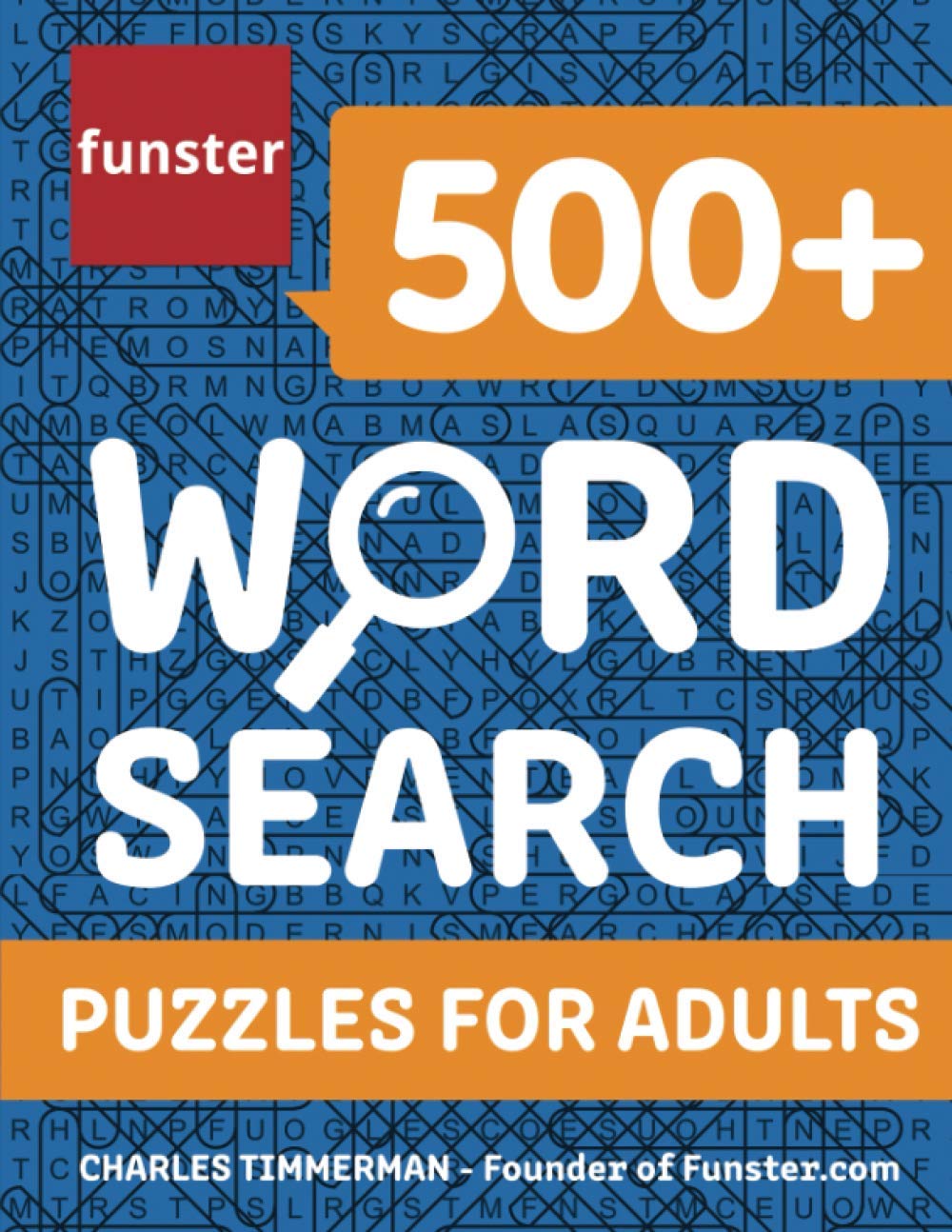 Funster 500+ Word Search Puzzles for Adults: Word Search Book for Adults with a Huge Supply of Puzzles