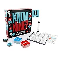 Ginger Fox - Know Nine Fast Paced Word Linking Game. Family Games for Adults and Kids Ages 12 and Over. A Great Addition to Board Games and Other Fun Games for Family Game Night, Parties and More