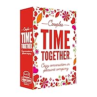 Hygge Games Time Together Couples Game – Fun Conversation Starters Card Game for Couples, Red Romantic, 4