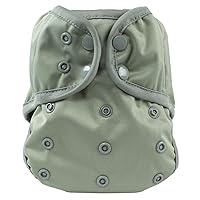 OsoCozy One Size Reusable Cloth Diaper Covers - Adjustable Snap Fit & Double Leg Gussets. Fits Babies from 8-35 Pounds.