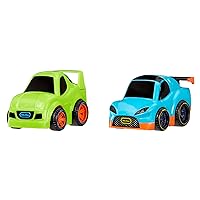 Little Tikes Crazy Fast Cars 2-Pack Hyper Highway, Hyper Car Themed Pullback Toy Vehicles Go up to 50 ft