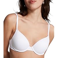 Victoria's Secret Pink Wear Everywhere Push Up Bra, Padded, Smoothing, Bras for Women, White (32C)