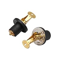 Seachoice Deck and Baitwell Plug, 5/8 in. Brass, 2-Pack