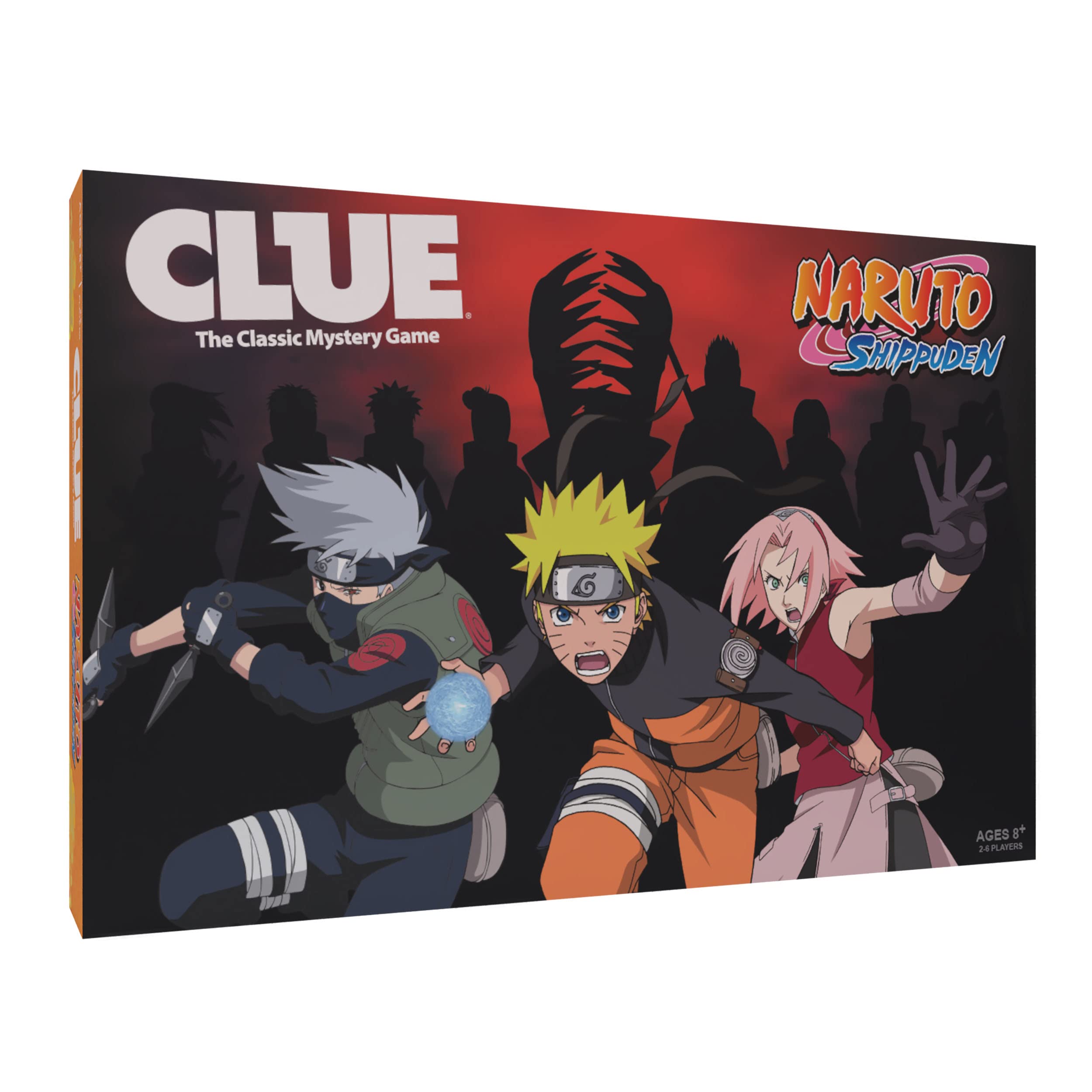 USAOPOLY CLUE: Naruto | Solve The Mystery in This Collectible Clue Game | Featuring Characters & Locations from The Anime TV Show Naruto | Officially-Licensed Naruto TV Show Game & Merchandise