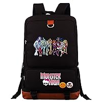 Monster High Graphic Daypack Lightweight Laptop Computer Bag-Water Resistant Backpack for Outdoor,Travel