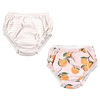 Hudson Baby Unisex Baby Swim Diapers, Oranges, 6-12 Months
