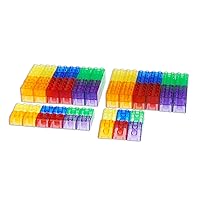 TickiT Translucent Module Blocks - Set of 90 - Translucent Building Blocks for Light and Color Exploration, Model Number: 9242 73081