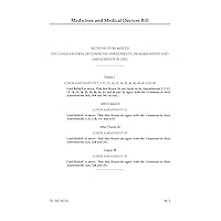 Medicines and Medical Devices Bill Motions to be moved on Consideration of Commons amendments, disagreements and amendments in lieu (House of Lords) HLB 167 a