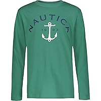 Nautica Boys' Long Sleeve Legacy V-Neck T-Shirt