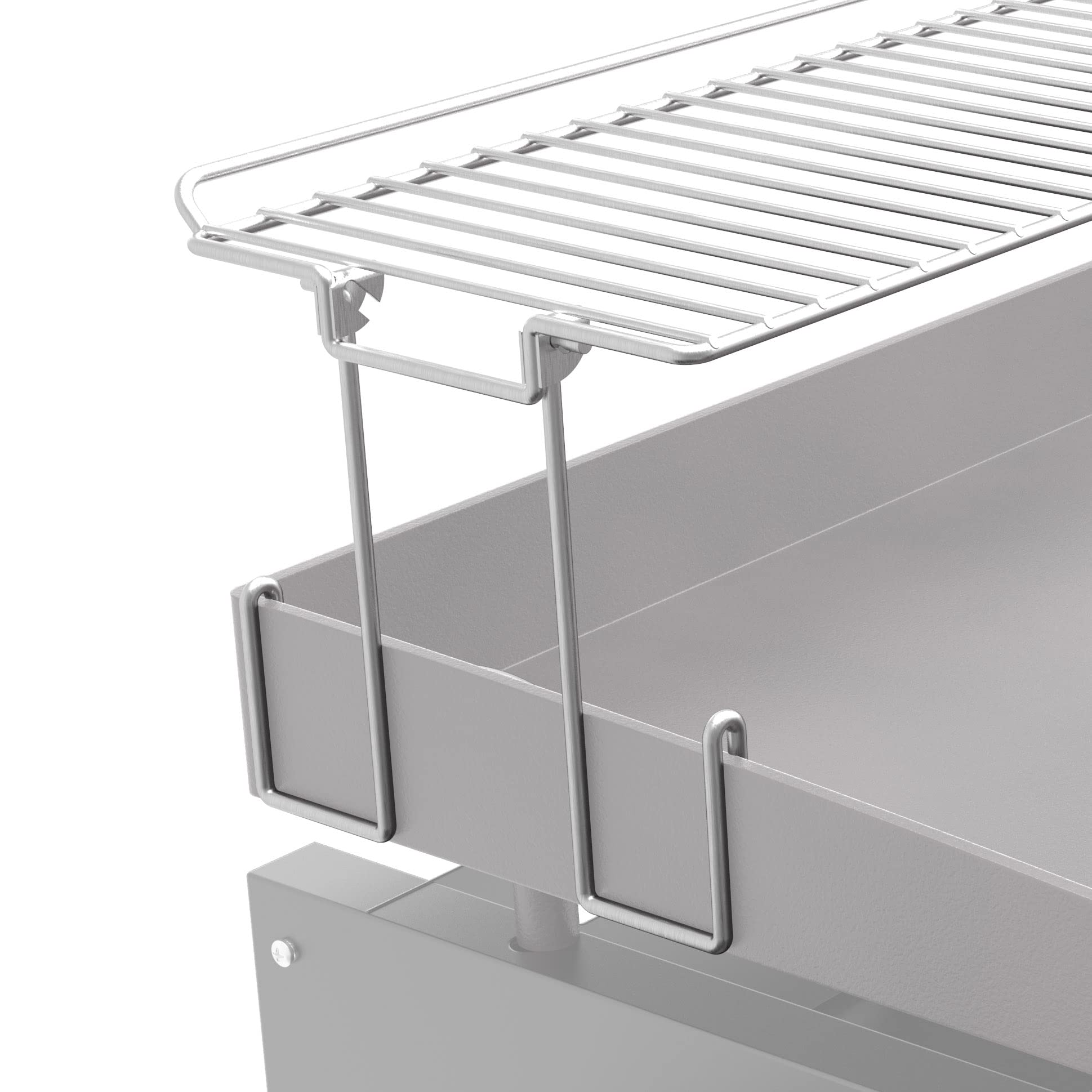 Yukon Glory Griddle Warming Rack, Designed for Camp Chef FTG600 Griddles, One-Step Clip-On Attachment, Stainless Steel Flat Top Griddle Accessory