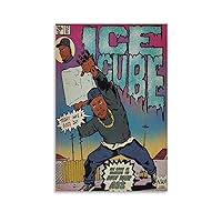 Ice Poster Cube Poster Comic Music Album Cover Posters for Room Canvas Wall Art Bedroom Decor 08x12inch(20x30cm)