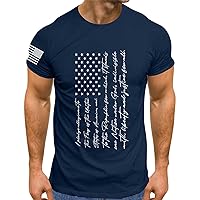 USA Mens t Shirt American Flag Shirt Mens Men Muscle t Shirts Tactical Short Sleeve Shirt Mens Crewneck Shirt Pack