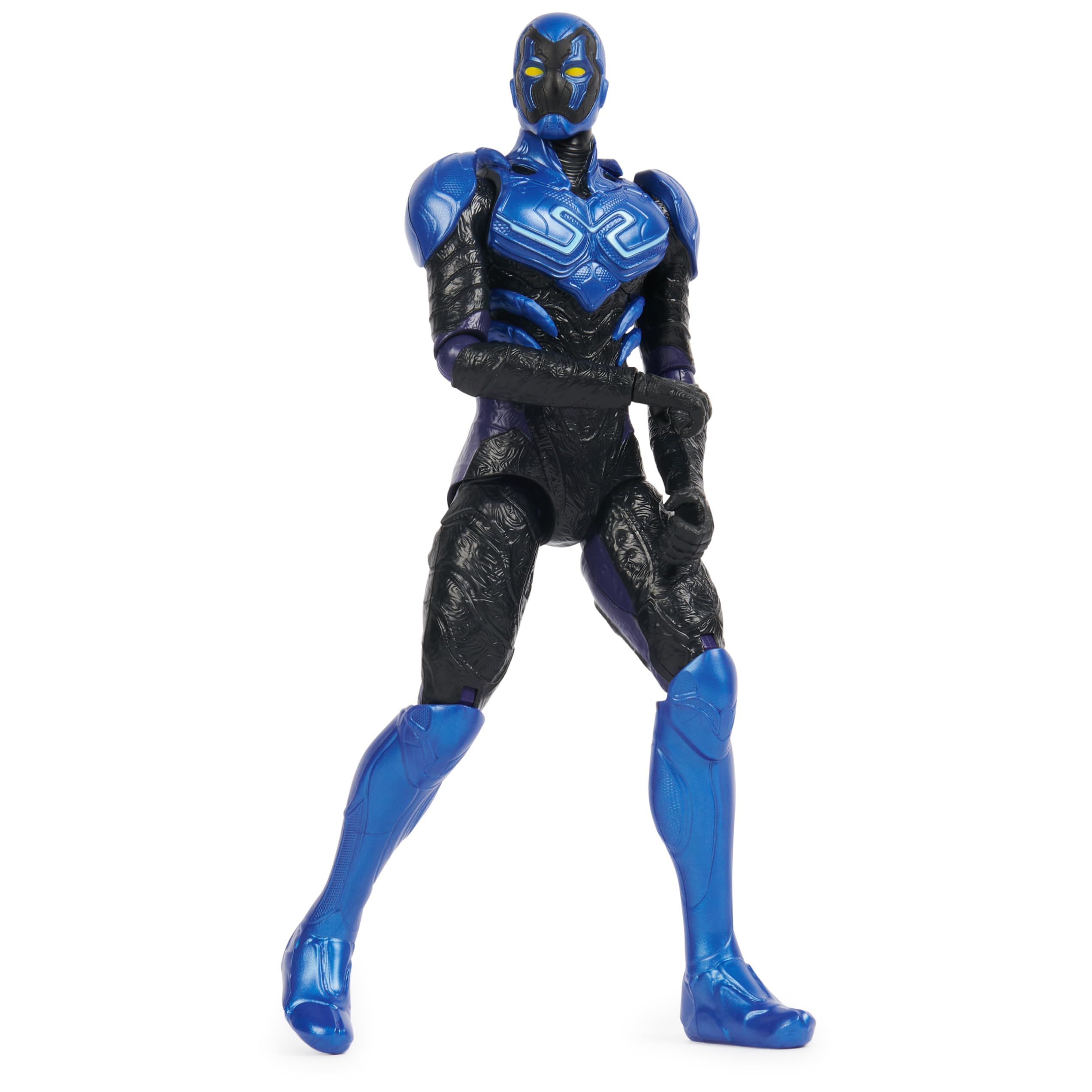 DC Comics, Hero-Mode Blue Beetle Action Figure, 12-inch, Easy to Pose, Blue Beetle Movie Collectible Superhero Kids Toys for Boys & Girls, Ages 3+