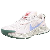 Nike Women's Race Running Shoe, Lt Soft Pink Aluminum Magic Ember Bicoastal Oil Green Phantom, 8.5
