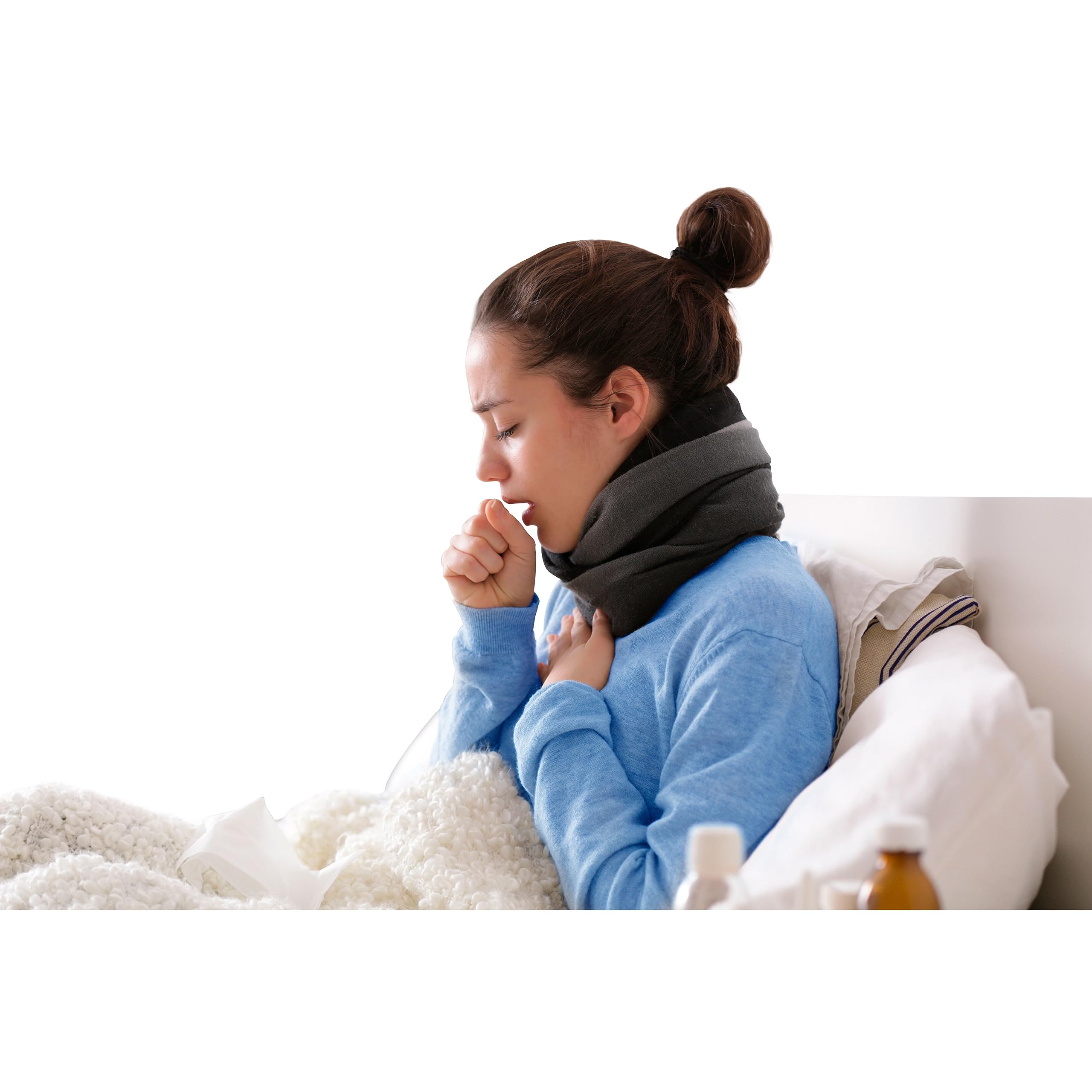 Maximum Strength Mucinex FastMax DM Max & Mucinex Nightshift Cold & Flu Liquid (2 x 6 fl. oz.) Thins & Loosens Mucus, Relieves Cough & Chest Congestion, Pain, Fever, Sneezing, Sore Throat, Runny Nose