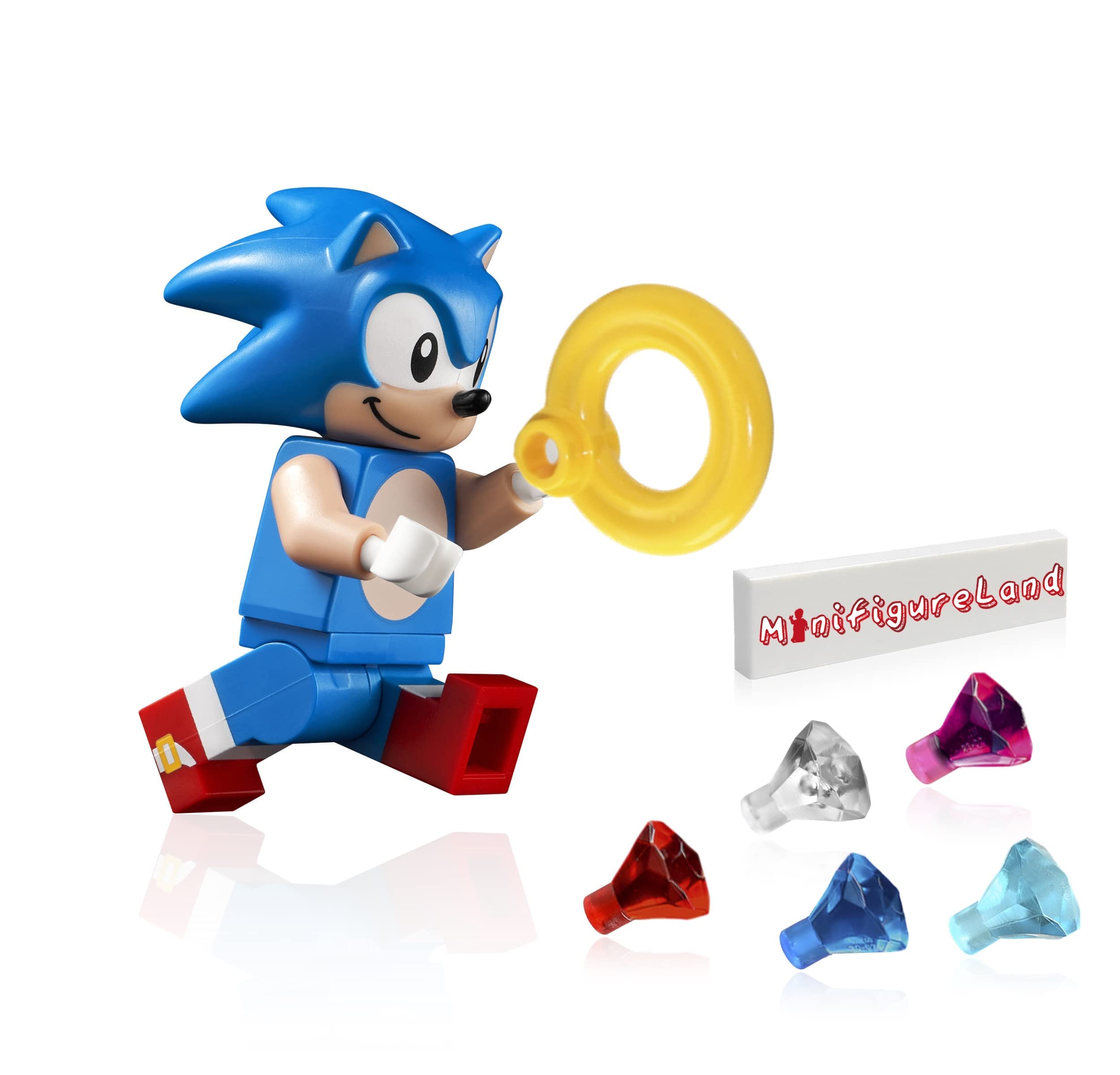 LEGO Ideas Minifigure - Sonic The Hedgehog with Accessories (All New for 2022) 21331