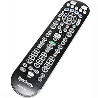 Charter Spectrum TV Remote Control TIME Warner CLIKR-5 UR5U-8780L New | Compatible with Time Warner, Brighthouse and Charter Cable Boxes | keypad backlighting red Illumination