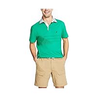 Nautica Men's Classic Fit Rugby Chest-Stripe Polo