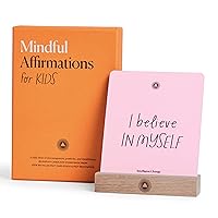 Intelligent Change 30 Positive Mindful Affirmation Cards for Kids with Display Stand - Perfect Gifts for Children & Teachers - Daily Inspiration for Self-Esteem & Positivity