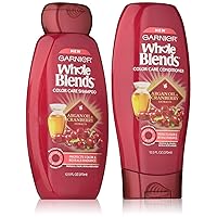 Whole Blends Color Care Shampoo and Conditioner Set with Argan Oil and Cranberry Extracts, 12.5 Ounces each