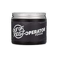 Operator Pomade - High-Performance Water-Based Hair Styling and Grooming Cream for Men - Strong Hold, Matte Finish, Superb Control, and Clean Scent - Natural Oils and Extracts - 4oz Tub