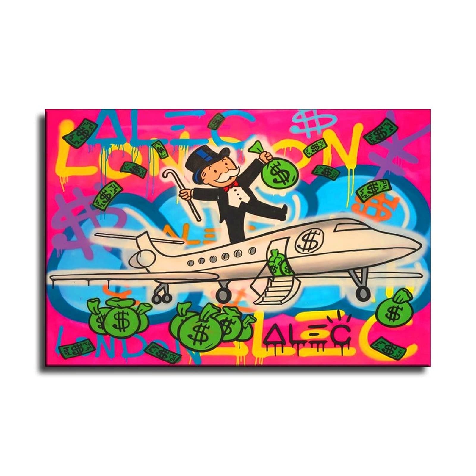 YuFeng_Art_Inn ALEC Monopoly Canvas Art Poster and Wall Art Picture Print Modern Family Bedroom Decor Posters 08×12inch(20×30cm)